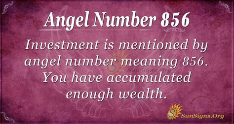 856 angel number